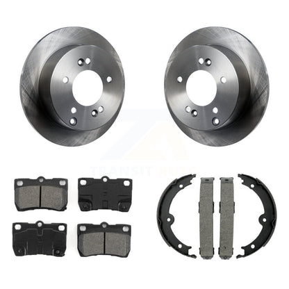 Kit de plaquettes semi-métalliques et de freins de stationnement pour rotors de disque arrière, pour Lexus IS250
