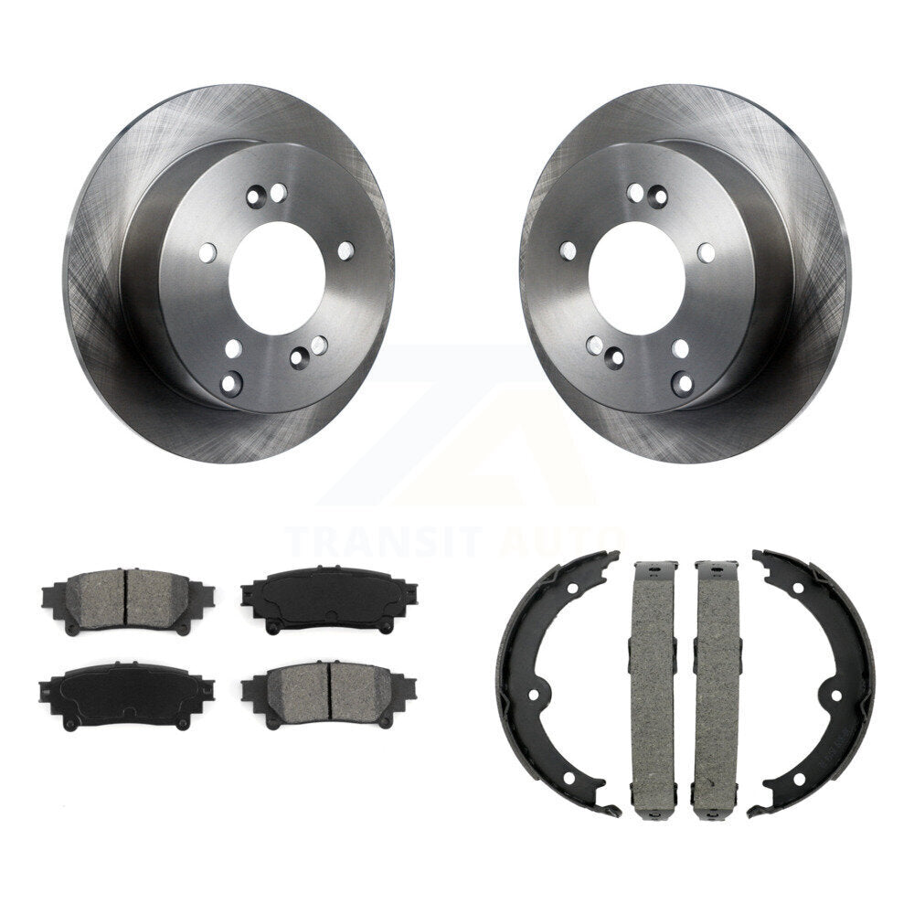 Kit de plaquettes semi-métalliques et de freins de stationnement pour rotors de disque arrière, pour Lexus IS250