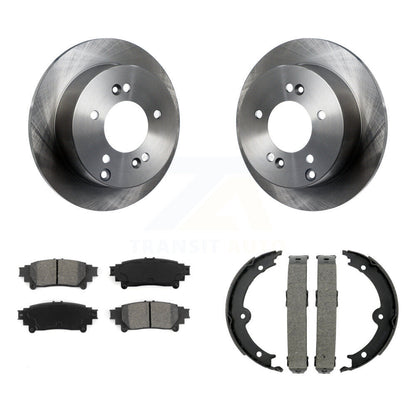 Kit de plaquettes semi-métalliques et de freins de stationnement pour rotors de disque arrière, pour Lexus IS250