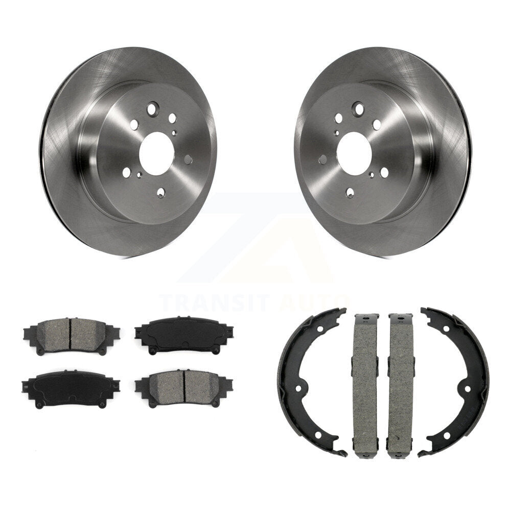 Kit de plaquettes semi-métalliques et de chaussures de stationnement pour Rotors à disque arrière, pour Lexus IS350 IS250