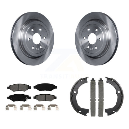 Kit de chaussures de stationnement à plaquettes semi-métalliques, Rotors à disque arrière, pour Cadillac SR 2010 – 2016