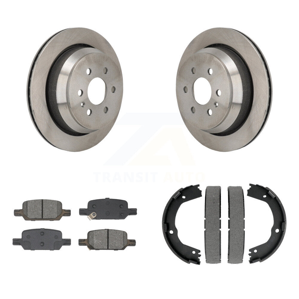 Kit de chaussures de stationnement à plaquettes semi-métalliques, Rotors à disque arrière, pour Chevrolet Colorado GM