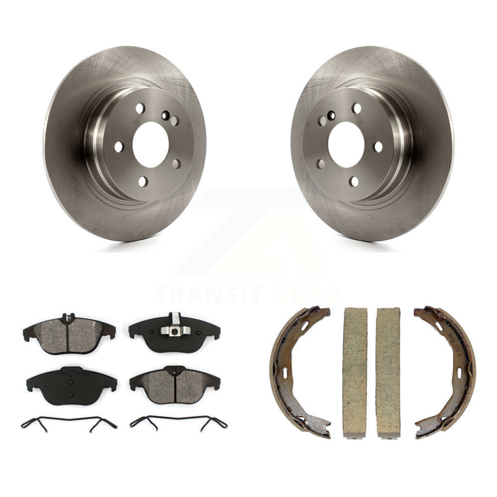 Kit de plaquettes semi-métalliques et de chaussures de stationnement pour disques arrière, pour Mercedes-Benz C30