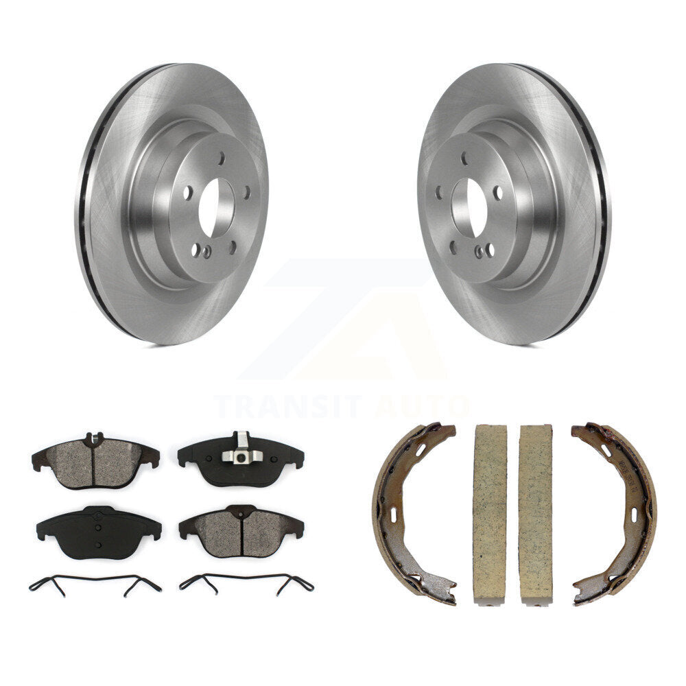 Kit de plaquettes semi-métalliques et de chaussures de stationnement pour disques arrière, pour Mercedes-Benz E55