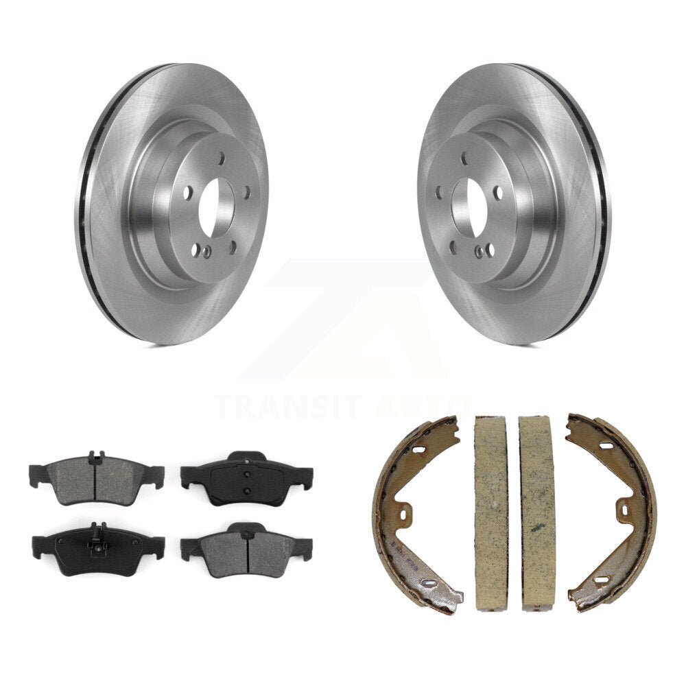 Kit de plaquettes semi-métalliques et de chaussures de stationnement pour disques arrière, pour Mercedes-Benz E55