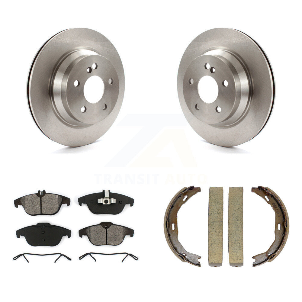 Kit de plaquettes semi-métalliques et de chaussures de stationnement pour disques arrière, pour Mercedes-Benz E35