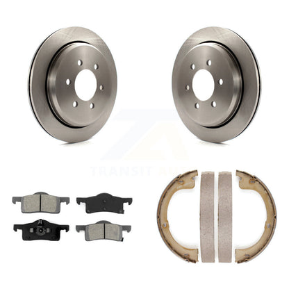 Kit de patins de frein de stationnement, Rotors à disque arrière, plaquettes semi-métalliques, pour Ford Expedition