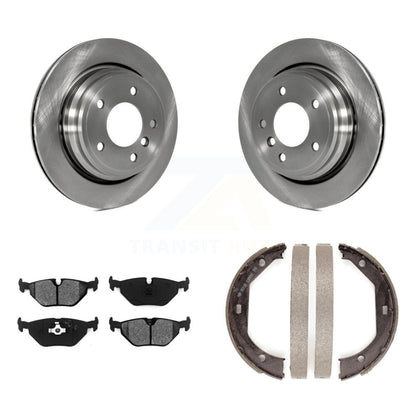 Kit de plaquettes semi-métalliques et de chaussures de stationnement pour disques arrière, pour BMW 540i 530i 528