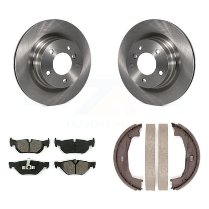 Kit de plaquettes semi-métalliques et de chaussures de stationnement, Rotors à disque arrière, pour BMW 323i 328i 325