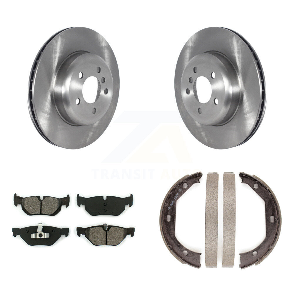 Kit de patins de frein de stationnement, Rotors à disque arrière, plaquettes semi-métalliques, pour BMW 328i xDrive