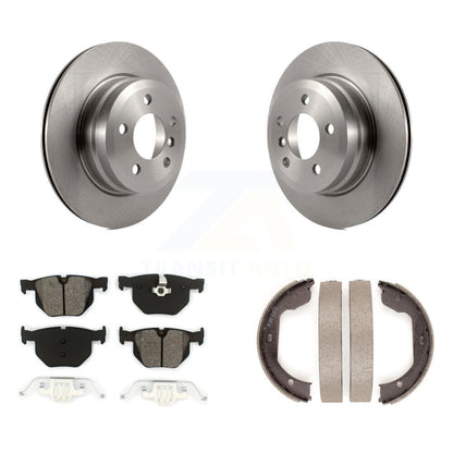 Kit de plaquettes semi-métalliques et de freins de stationnement pour disques arrière, pour BMW X5 X6