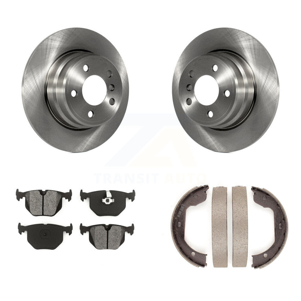 Kit de plaquettes semi-métalliques et de freins de stationnement pour disques arrière, pour BMW X5