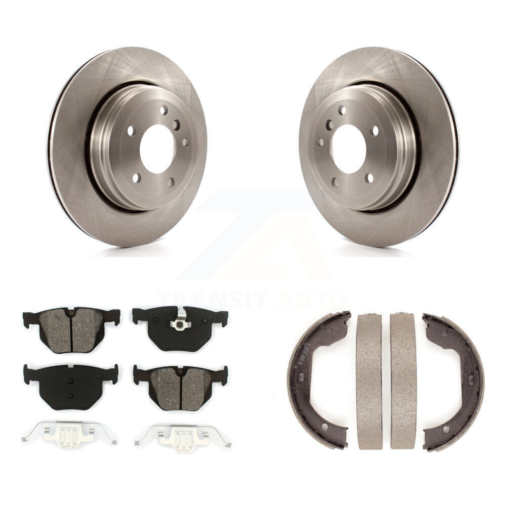 Kit de plaquettes semi-métalliques et de chaussures de stationnement pour disques arrière, pour BMW 530i 525i 528