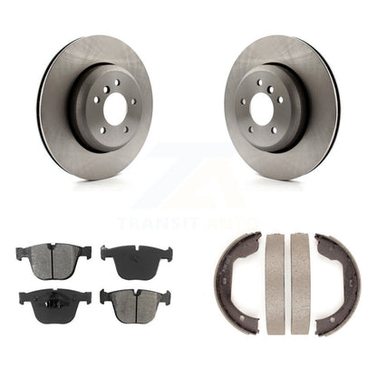 Kit de plaquettes semi-métalliques et de chaussures de stationnement pour disques arrière, pour BMW 650i 645Ci 550i