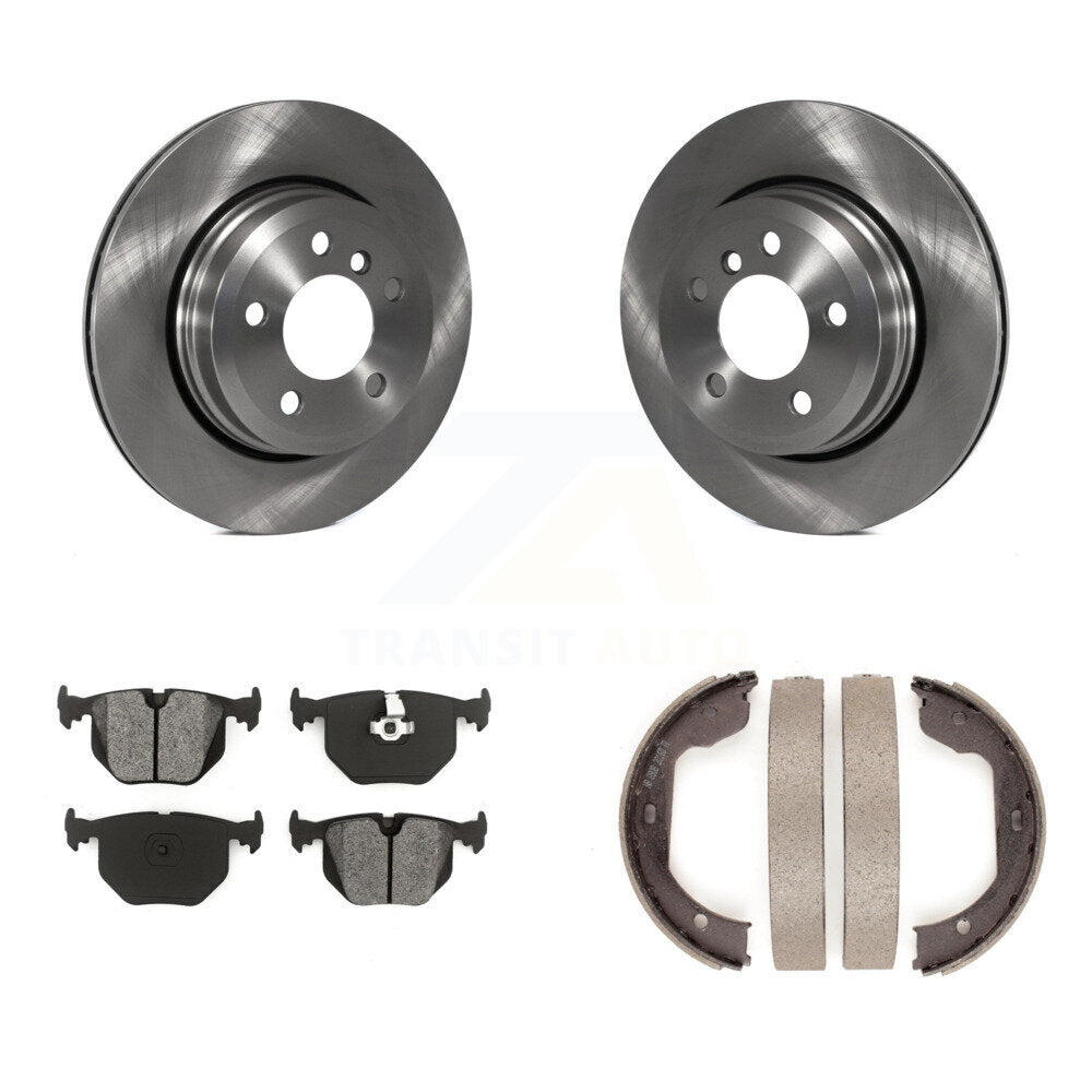 Kit de patins de frein de stationnement, Rotors à disque arrière, plaquettes semi-métalliques, pour BMW X2 2004 – 2010