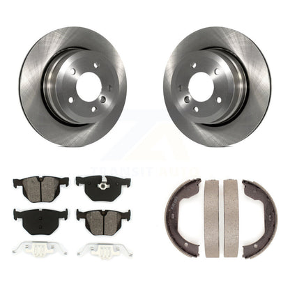 Kit de chaussures de stationnement à plaquettes semi-métalliques, Rotors à disque arrière, pour BMW 530xi 528i xDrive