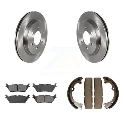 Kit de plaquettes semi-métalliques et de patins de frein de stationnement pour rotors de disque arrière, pour Ford F-150