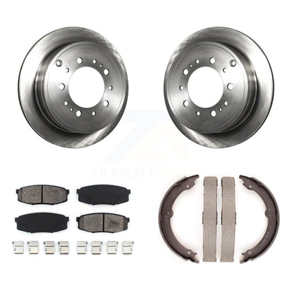 Kit de chaussures de stationnement à plaquettes semi-métalliques, Rotors à disque arrière, pour Toyota Tundra Sequoia