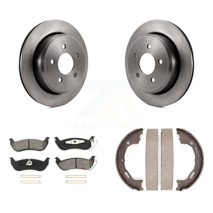 Kit de chaussures de stationnement à plaquettes semi-métalliques, Rotors à disque arrière, pour Mercury Grand Marquis