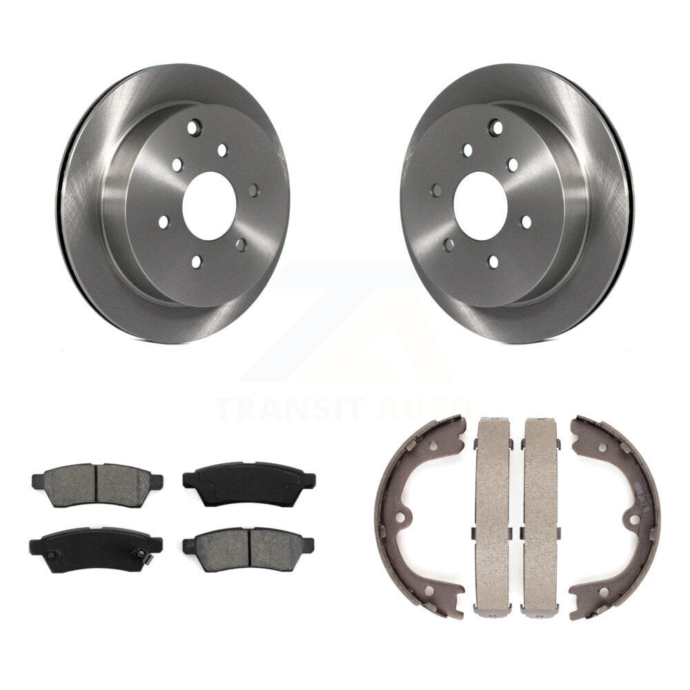 Kit de chaussures de stationnement à plaquettes semi-métalliques, Rotors à disque arrière, pour Nissan Frontier Xterr