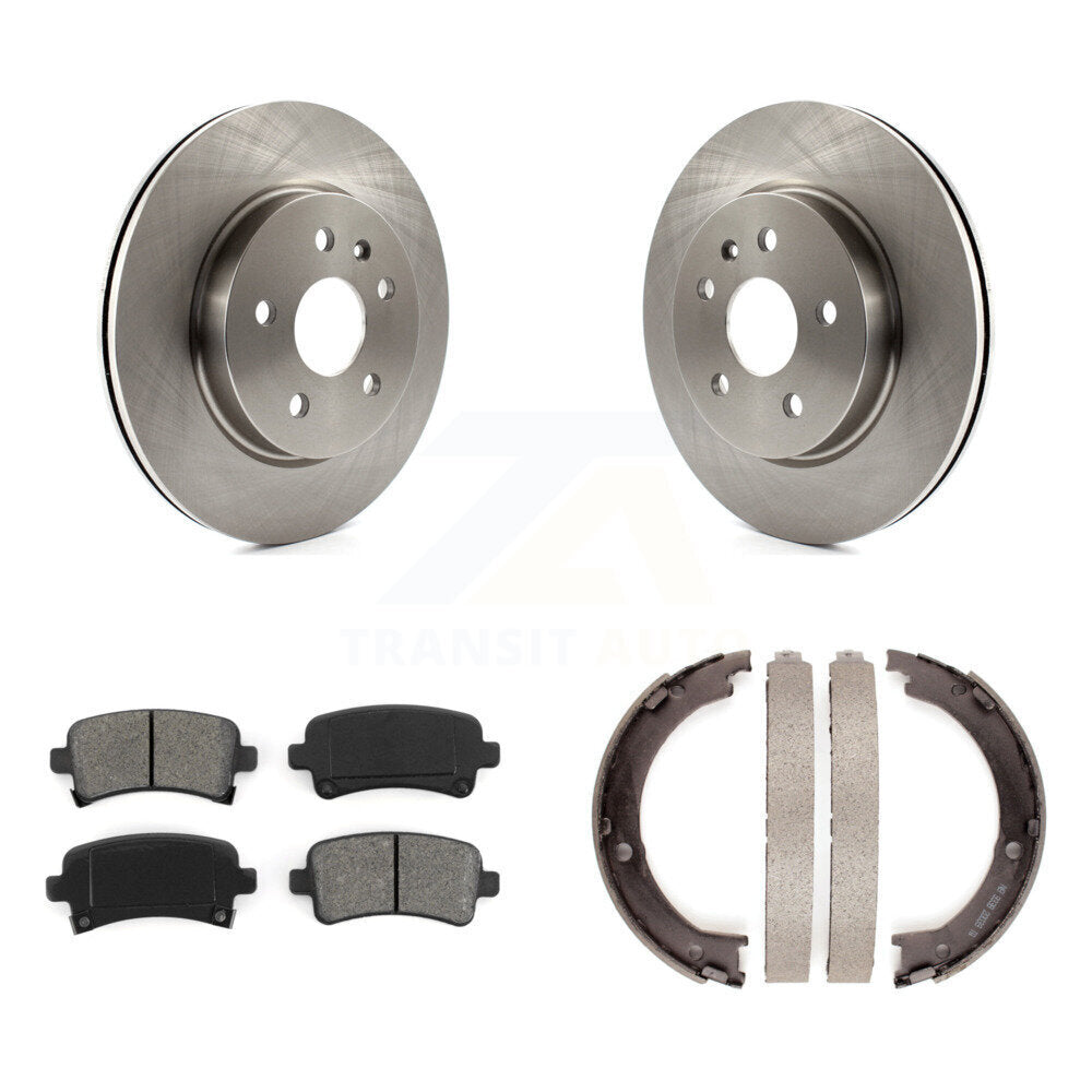 Kit de plaquettes semi-métalliques et de freins de stationnement pour rotors de disque arrière, pour Cadillac XT