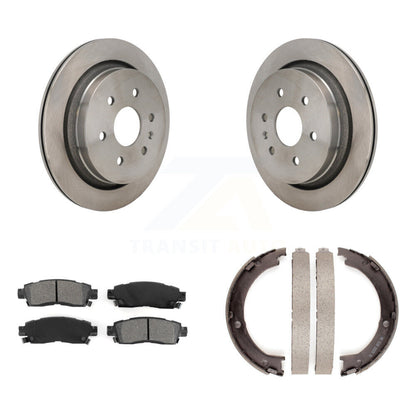Kit de plaquettes semi-métalliques et de freins de stationnement pour rotors de disque arrière, pour Cadillac XT