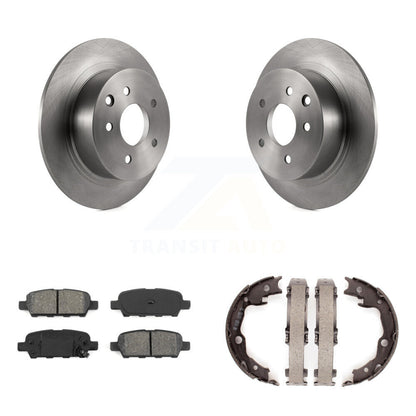Kit de plaquettes semi-métalliques et de chaussures de stationnement pour rotors de disque arrière, pour Nissan Sentra Juk