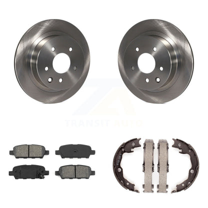 Kit de chaussures de stationnement à plaquettes semi-métalliques, Rotors à disque arrière, pour Nissan Rogue LEAF Juk