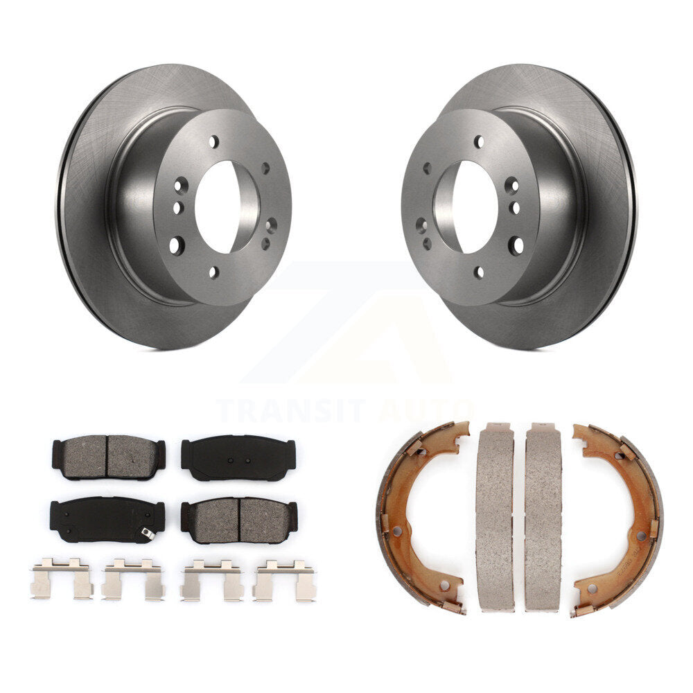 Kit de chaussures de stationnement avec disques semi-métalliques, Rotors à disque arrière, pour Kia Sorento 2003 – 2006