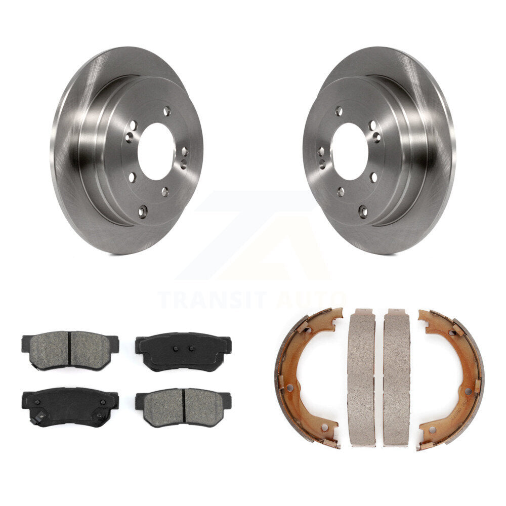 Kit de plaquettes semi-métalliques et de chaussures de stationnement pour disques arrière, pour Hyundai Azera 06-09