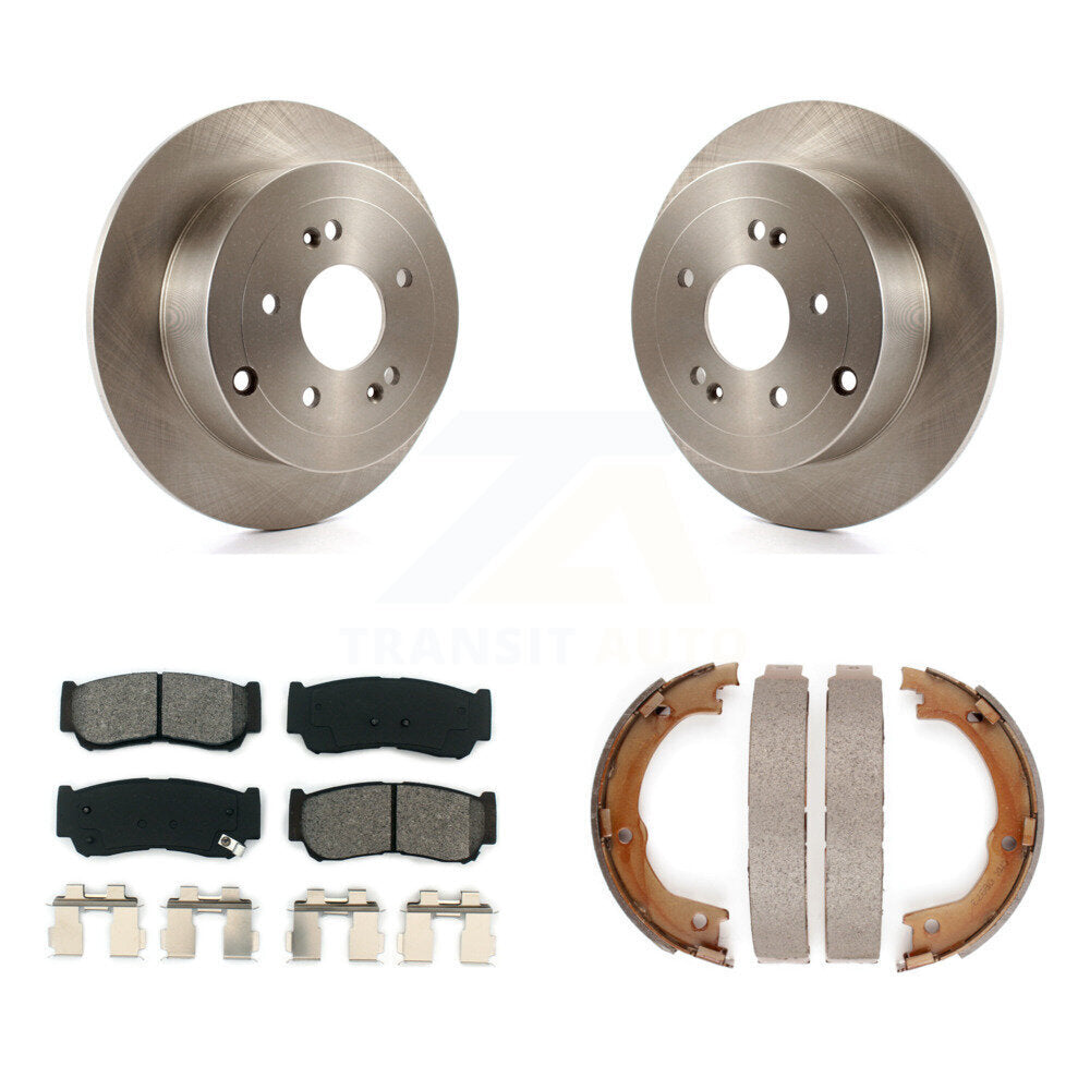 Kit de chaussures de stationnement avec disques semi-métalliques, Rotors à disque arrière, pour Hyundai Santa F 07-09