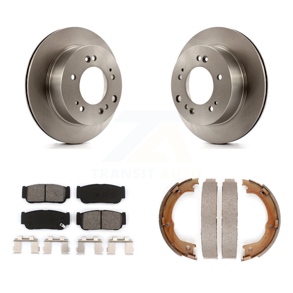 Kit de chaussures de stationnement avec disques semi-métalliques, Rotors à disque arrière, pour Kia Sorento 2007 – 2009