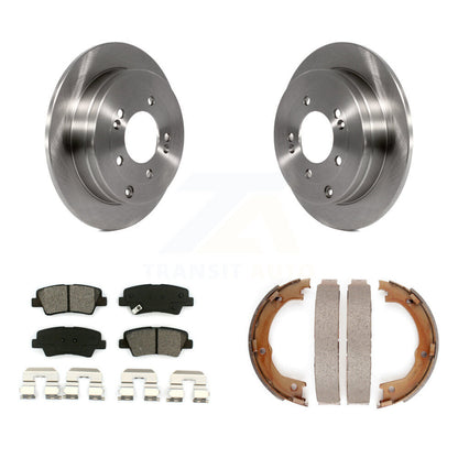 Kit de plaquettes semi-métalliques et de chaussures de stationnement pour rotors de disque arrière, pour Kia Amant 2007 – 2009