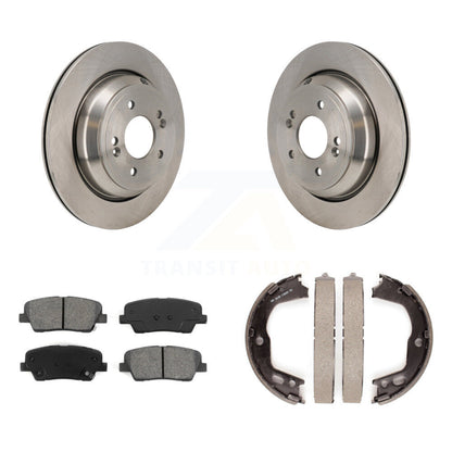 Kit de plaquettes semi-métalliques et de chaussures de stationnement pour disques arrière, pour Hyundai Equus 11-13