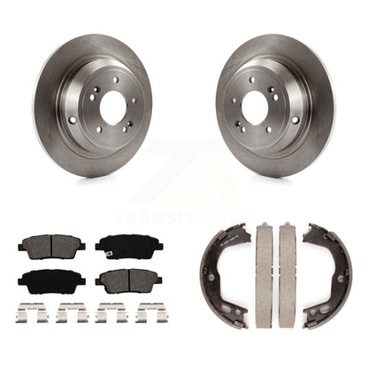Kit de patins de frein de stationnement, Rotors à disque arrière, plaquettes semi-métalliques, pour Hyundai Genesis