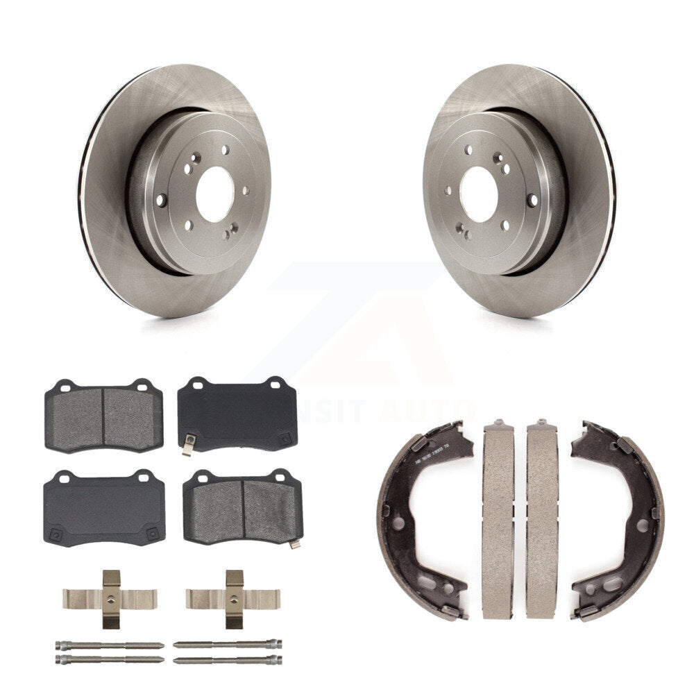 Kit de chaussures de stationnement à plaquettes semi-métalliques, Rotors à disque arrière, pour Hyundai Genesis Coupé