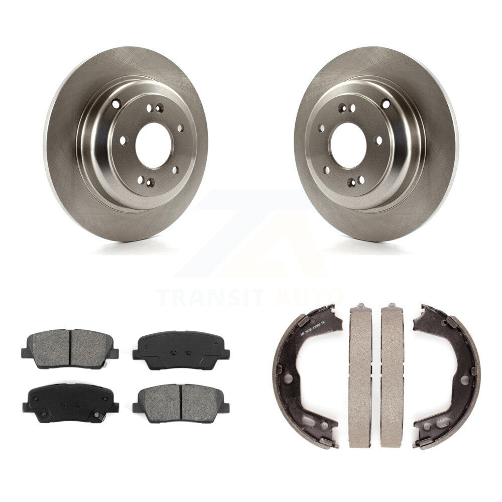 Kit de chaussures de stationnement à plaquettes semi-métalliques, Rotors à disque arrière, pour Hyundai Genesis Coupé