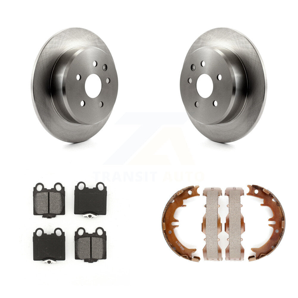 Kit de plaquettes semi-métalliques et de chaussures de stationnement pour rotors de disque arrière, pour Lexus SC430 IS300