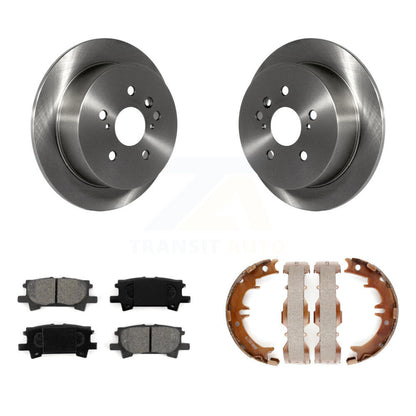 Kit de plaquettes semi-métalliques et de chaussures de stationnement pour rotors de disque arrière, pour Lexus RX350 Toyot