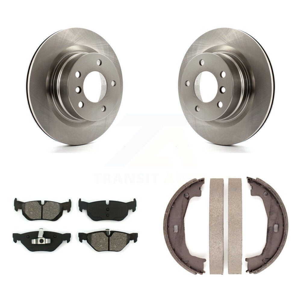 Kit de plaquettes semi-métalliques et de chaussures de stationnement pour disques arrière, pour BMW 128 de 2008 à 2013