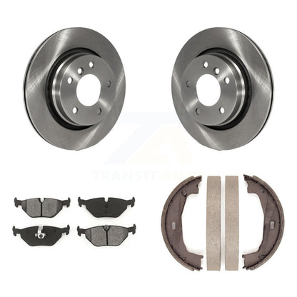 Kit de plaquettes semi-métalliques et de chaussures de stationnement, Rotors à disque arrière, pour BMW 325i 325Ci 323C