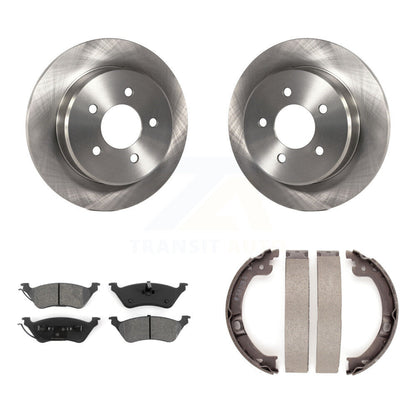 Kit de chaussures de stationnement à plaquettes semi-métalliques à disques arrière pour Dodge Grand Caravan et