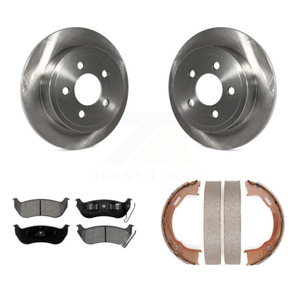 Kit de chaussures de stationnement à plaquettes semi-métalliques, Rotors à disque arrière, pour Jeep Liberty Wrangler