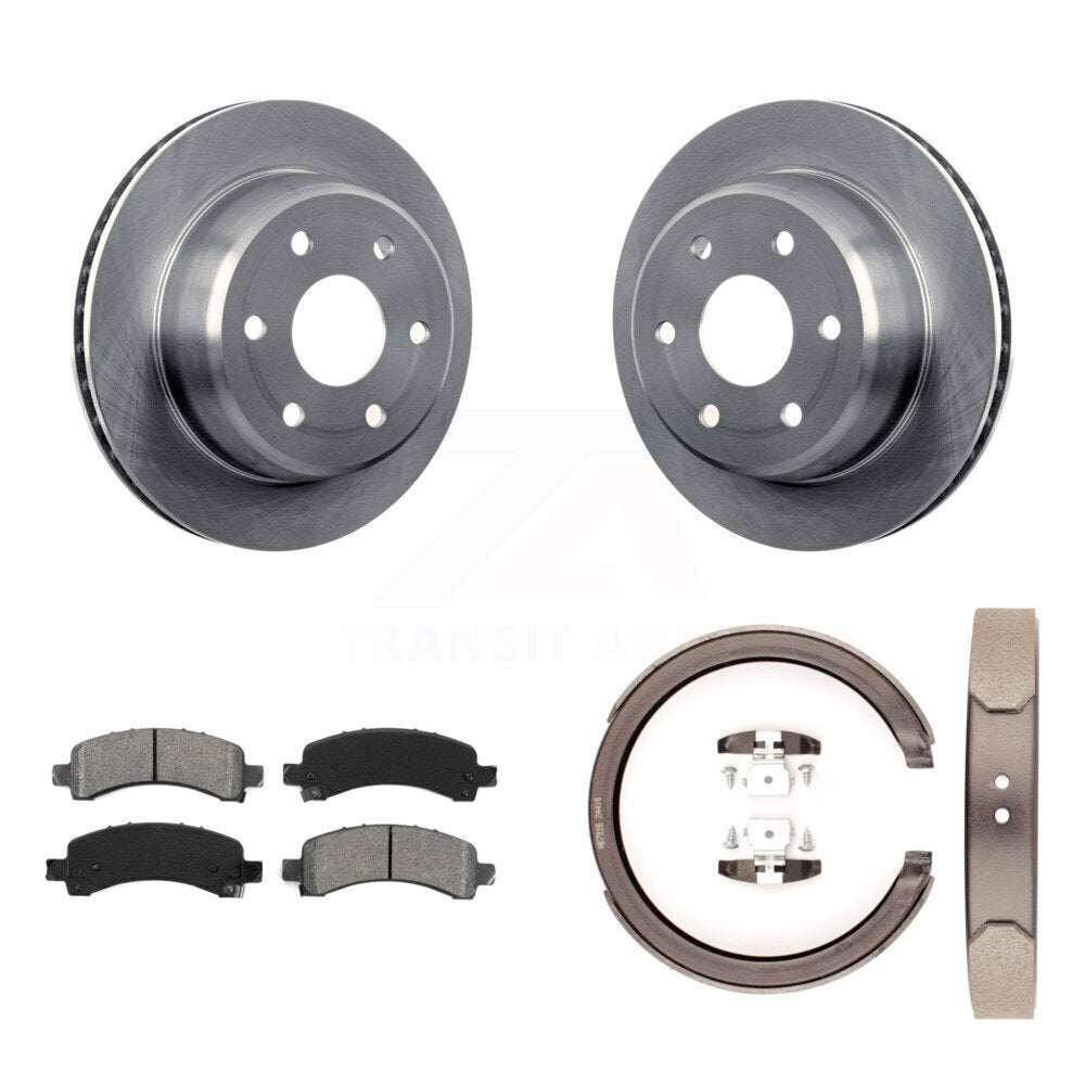 Kit de chaussures de stationnement avec disques semi-métalliques, Rotors à disque arrière, pour Chevrolet GMC 1500 XL