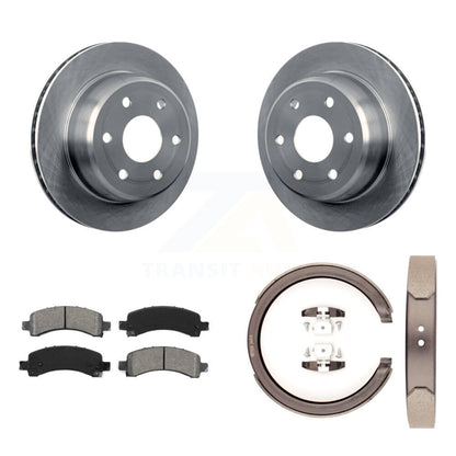 Kit de chaussures de stationnement avec disques semi-métalliques, Rotors à disque arrière, pour Chevrolet GMC 1500 XL
