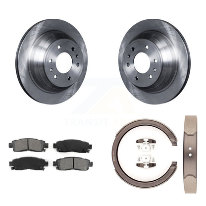 Kit de chaussures de stationnement avec Rotors à disque arrière, plaquettes semi-métalliques, pour Chevrolet GMC Envoy X