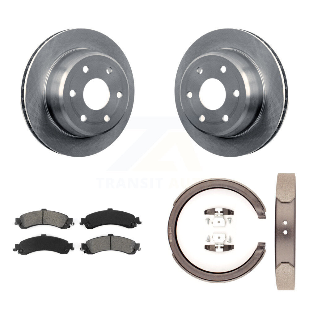 Kit de chaussures de stationnement avec disques semi-métalliques, Rotors à disque arrière, pour Chevrolet GMC 1500 XL