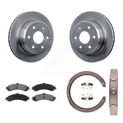 Kit de chaussures de stationnement avec disques semi-métalliques, Rotors à disque arrière, pour Chevrolet GMC 1500 XL
