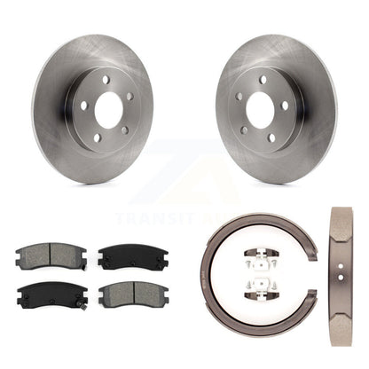 Kit de patins de frein de stationnement, Rotors à disque arrière, plaquettes semi-métalliques, pour Cadillac DeVill