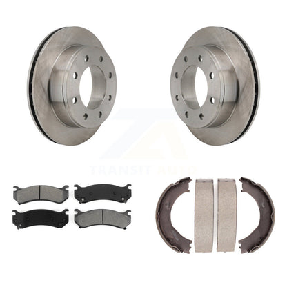 Kit de chaussures de stationnement avec Rotors à disque arrière, plaquettes semi-métalliques, pour Chevrolet Silverado H